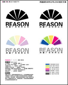 潤鑫廣告耗材公司 及產品 logo 名片設計